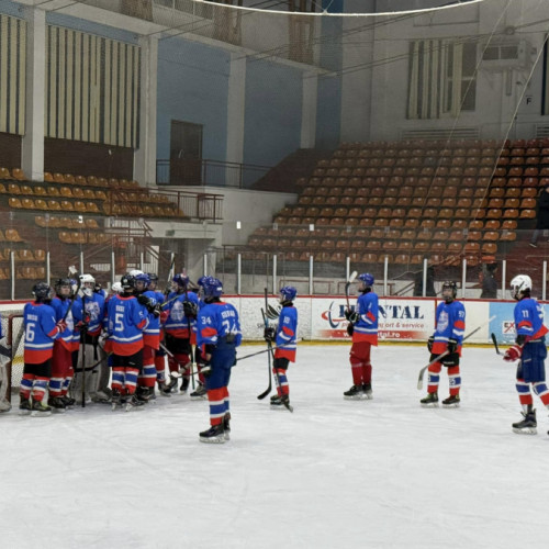 Finala mică a Campionatului Național de hochei Under 17 între CSM Galați și ACSH Gheorgheni