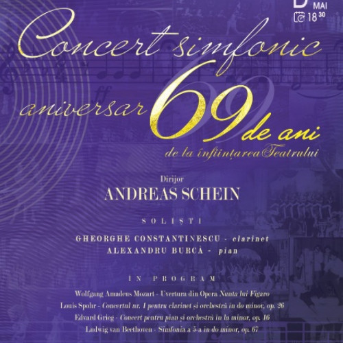 Concert simfonic dedicat aniversării Teatrului Național de Operă și Operetă &quot;Nae Leonard&quot;