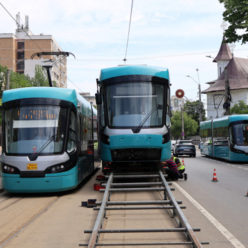 Ultimul tramvai nou a sosit la Galați