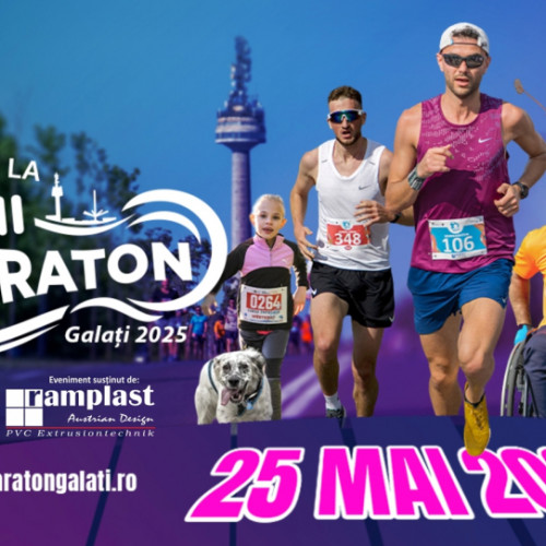 Străzi închise duminică pentru Semimaratonul Galați 2025