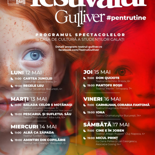 Debutează Festivalul &quot;Gulliver&quot; 2025 la Galați