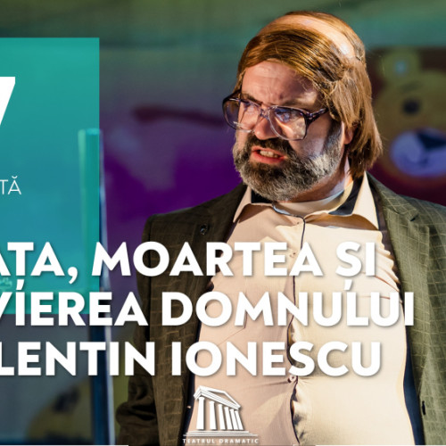 Teatrul &quot;Fani Tardini&quot; din Galați lansează noua producție și ultima premieră a sezonului, &quot;Viața, moartea și învierea domnului Valentin Ionescu&quot;, o comedie absurdă de Radu Horghidan, regizată de Adi Iclenzan. Spectacolul revine pe scena galateană sâmbătă, 7 iunie, de la ora 19.00, și potrivește teatrul local în proiecte de dezvoltare a dramaturgiei românești contemporane, notează viata-libera.ro.
