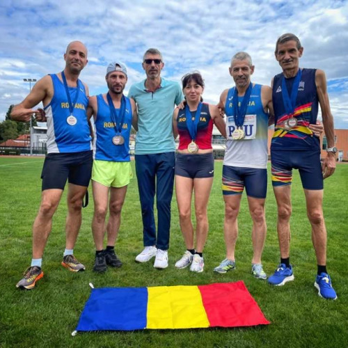 Atletismul gălățean în fruntea bilanțului la Balcanicul master din Varazdin