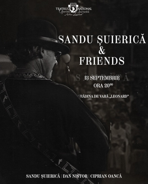 Concert în Grădina de Vară Leonard cu Sandu Șuierică & friends la Galați