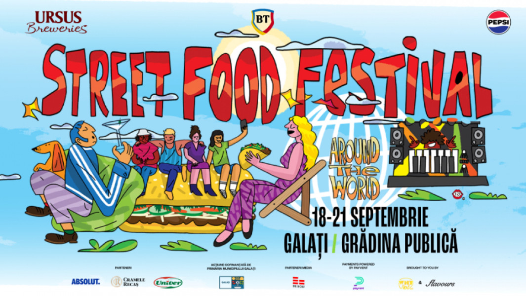 Street FOOD Festival aduce preparate internaționale și muzică live la Galați