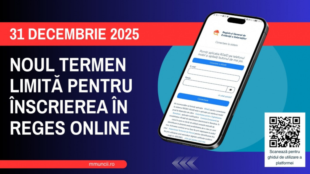 Guvernul amână termenul pentru tranziția angajatorilor la platforma REGES Online
