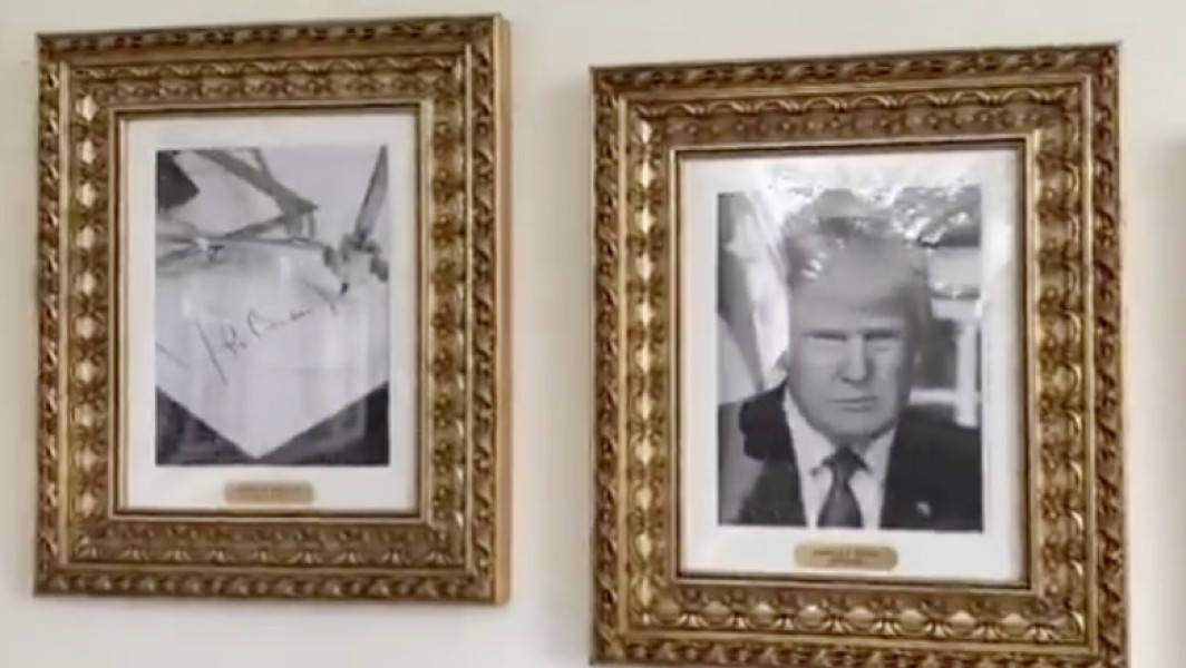 Portretul lui Joe Biden înlocuit cu o mașină de semnat la Casa Albă