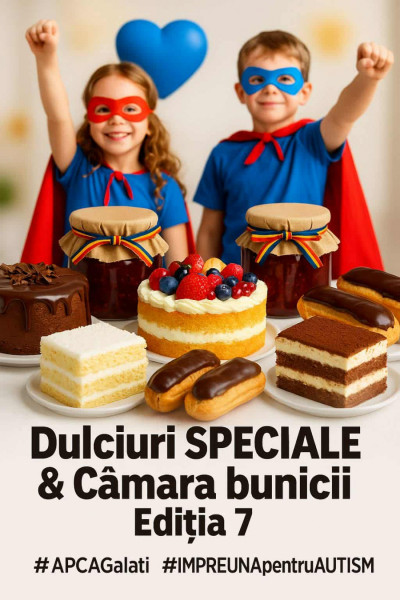 Dulciuri și bunătăți tradiționale, la târgul caritabil al APCA Galați