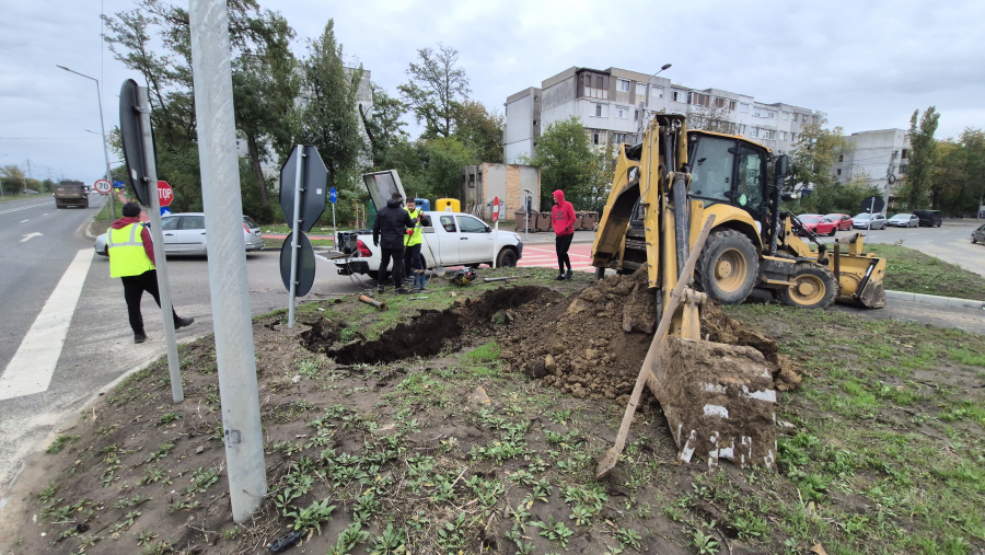Începe expertiza tehnică pentru surpările de pe Drumul de Centură din Galați