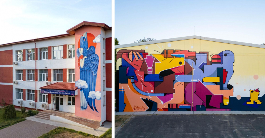 Două picturi murale din Galați, nominalizate între cele mai bune la nivel mondial