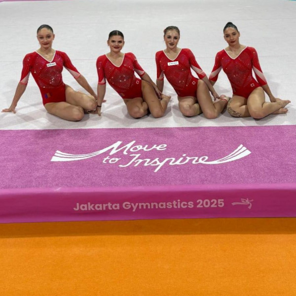 Gimnastele României pregătite pentru debutul la Mondialul de la Jakarta