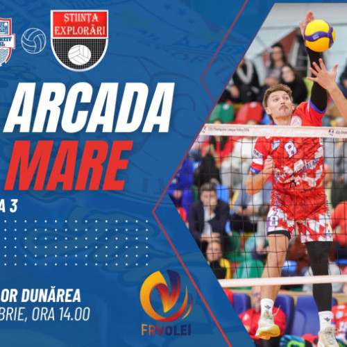 CSM Arcada și CSM Galați susțin meciuri importante în volei și baschet